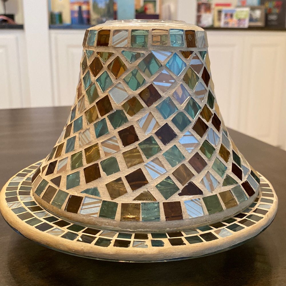 Yankee Candle Saucer and Topper Set